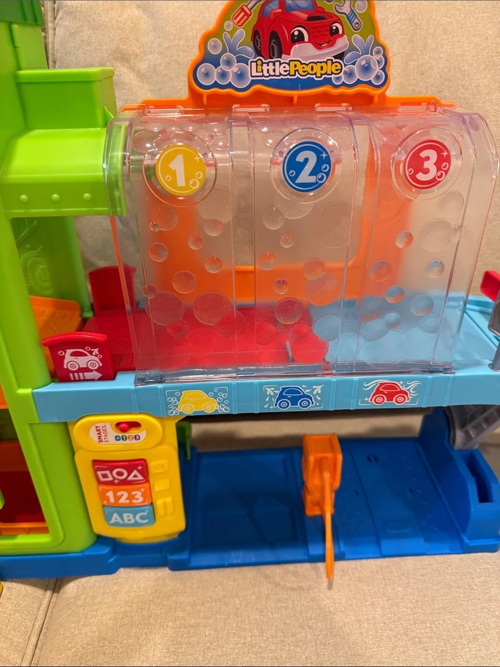 Fisher Price Little People Light Up Learning Garage Playset